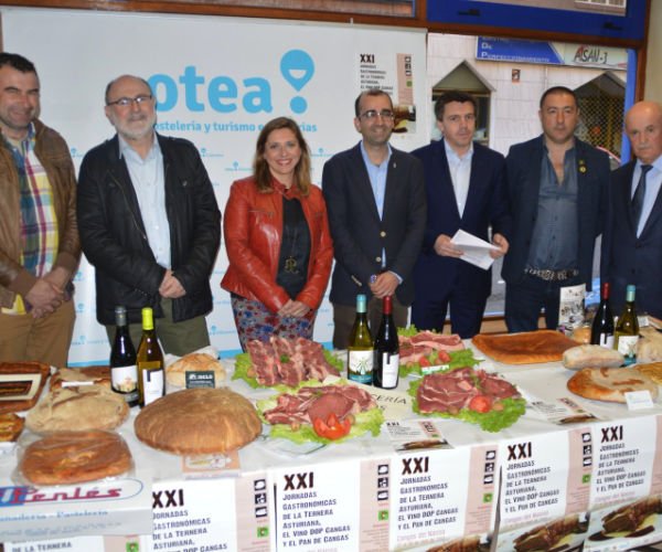 Jornadas Gastronómicas de la Carne Ternera Asturiana, Vino DOP Cangas y Pan de Cangas
